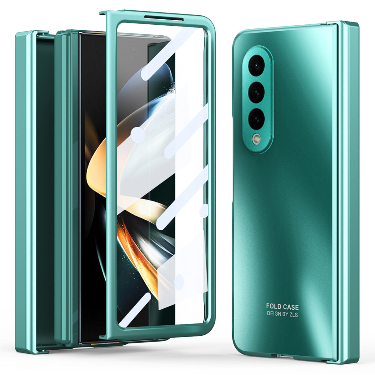 For Samsung Galaxy Z Fold3 5G Hinge Protection Slim Case Hard PC Protective Phone Cover with Built-in Screen Protector For Samsung Galaxy Z Fold3 5G Hinge Protection Slim Case Hard PC Protective Phone Cover with Built-in Screen Protector